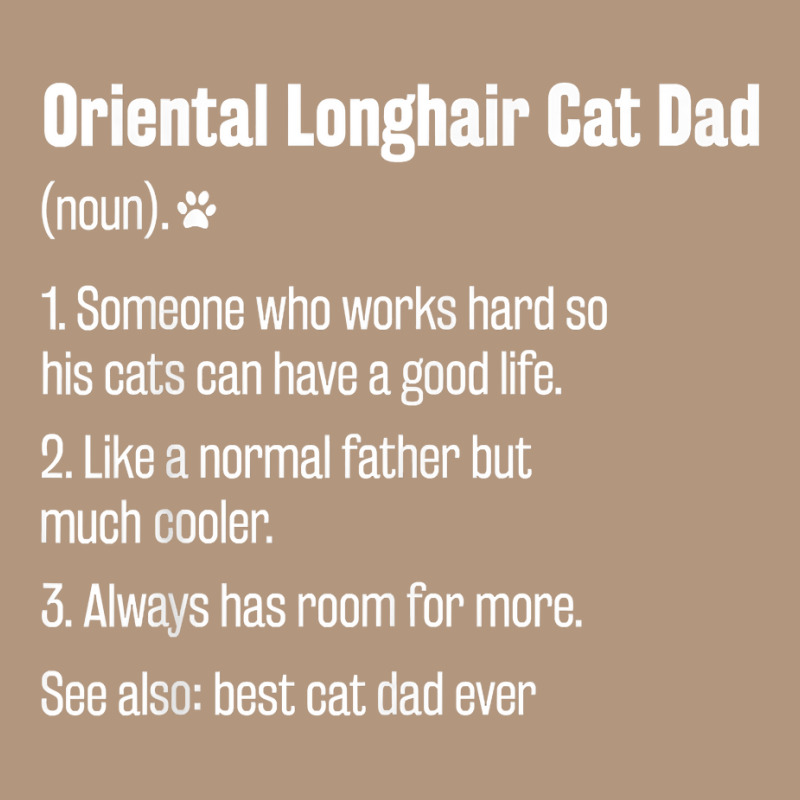 Best Oriental Longhair Cat Dad Ever Definition Funny T Shirt Retro Trucker Cap | Artistshot