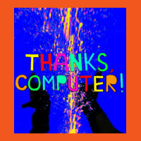 Thanks Computer End Card Retro Trucker Cap | Artistshot