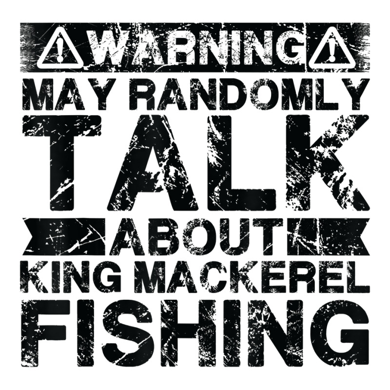 Warning May Talk About Fishing   King Mackerel Fish T Shirt Yupoong Trucker Cap | Artistshot