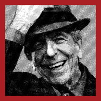 Leonard Cohen  Var3  High Quality  Original Digital Drawing By Aryan S Foam Snapback Hat | Artistshot