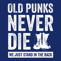 Old Punks Never Die We Stand In The Back Punk Rocker Music 5 Panel Snapback Cap | Artistshot