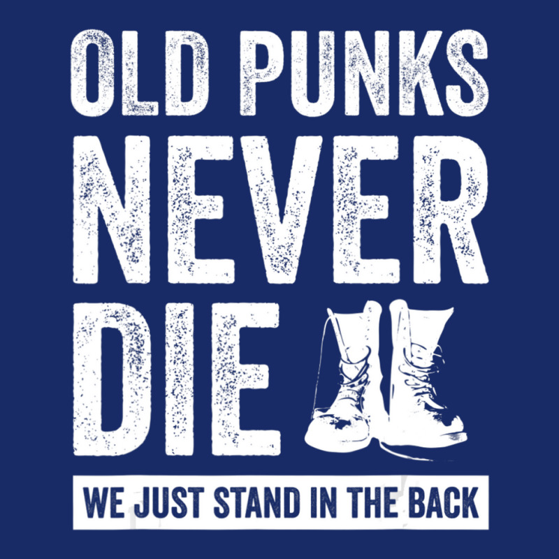 Old Punks Never Die We Stand In The Back Punk Rocker Music 5 panel snapback cap by cm-arts | Artistshot