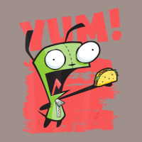 Invader Zim Gir Screaming Yum! Taco Portrait 5 Panel Snapback Cap | Artistshot