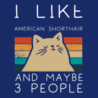 I Like American Shorthair And Maybe 3 People 5 Panel Snapback Cap | Artistshot