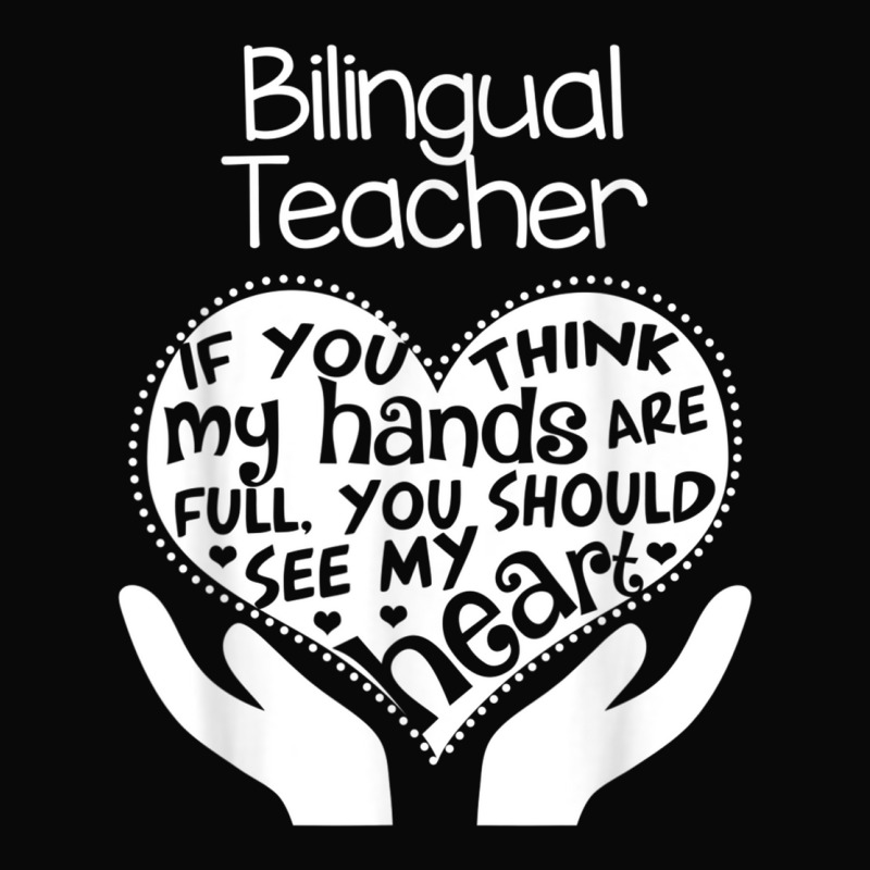 Bilingual Teacher T Shirt Heart Hands School Team Group Gift Pa Trucker Cap by cm-arts | Artistshot