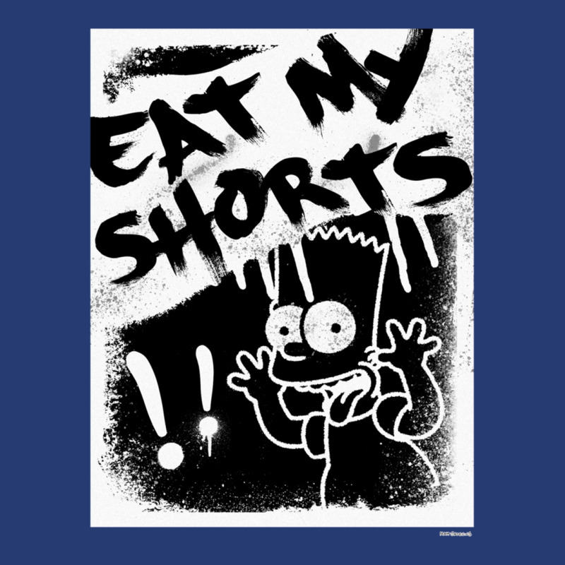 The Simpsons Bart Simpson Eat My Shorts Spray Paint Graffiti Long Slee Pa Trucker Cap by cm-arts | Artistshot