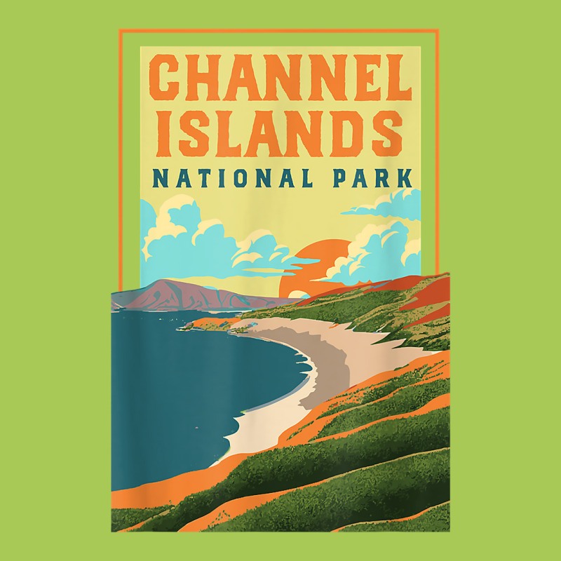 Channel Islands California Wpa National Parks Poster Retro T Shirt Fashion Visor by cm-arts | Artistshot