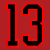 Number #13 Red Black Sports Jersey Birthday Lucky Number 13 Nike Dri-fit Cap | Artistshot