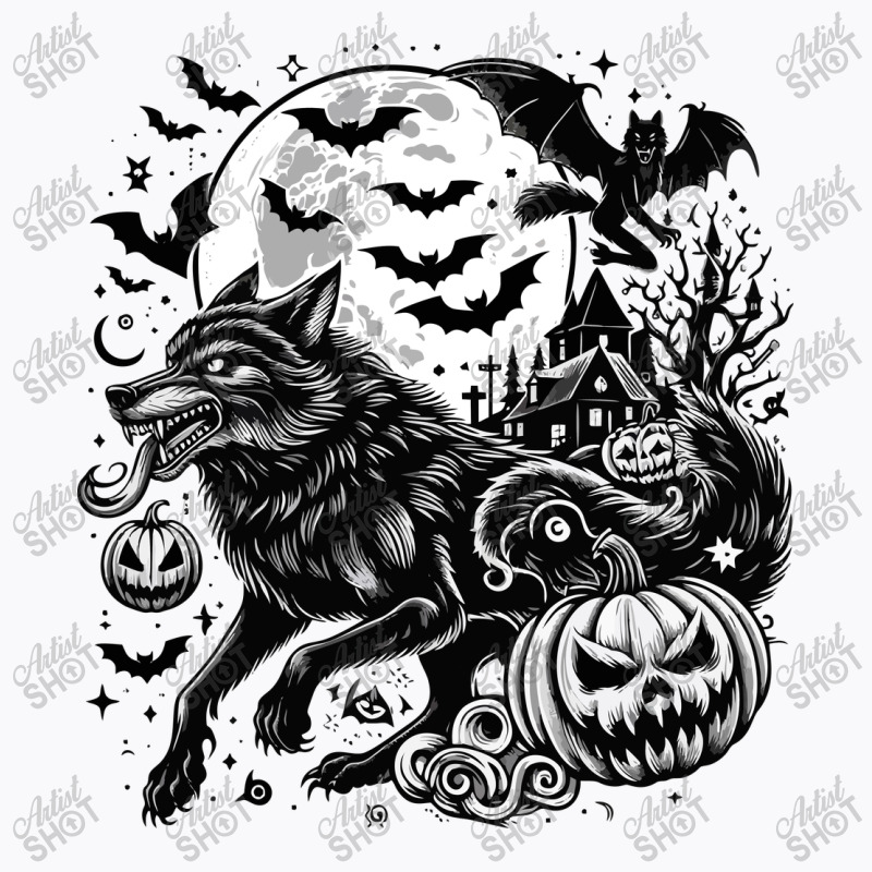 Wolf Halloween T-shirt | Artistshot