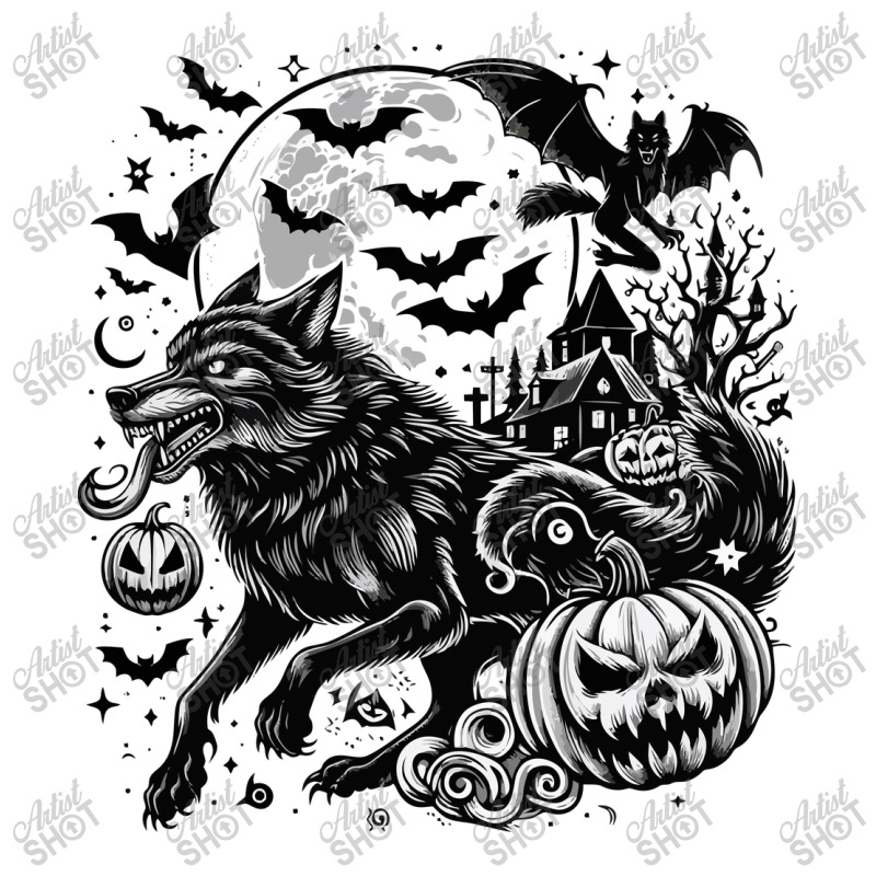 Wolf Halloween Urban Heavy T-shirt | Artistshot