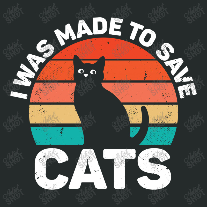 I Was Made To Save Cats Women's Triblend Scoop T-shirt by NQArtist | Artistshot