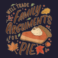 Funny Thanksgiving Will Trade Family Arguments For Pie Seamless Cap | Artistshot