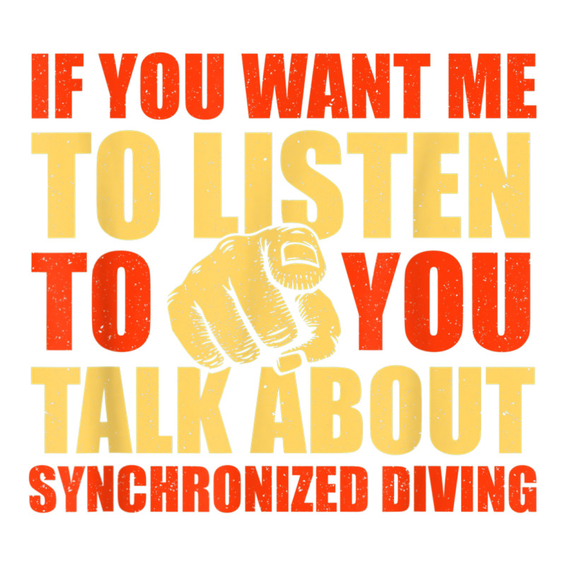 You Want Me To Listen Talk About Synchronized Diving Funny Seamless Cap by Fashzilla | Artistshot