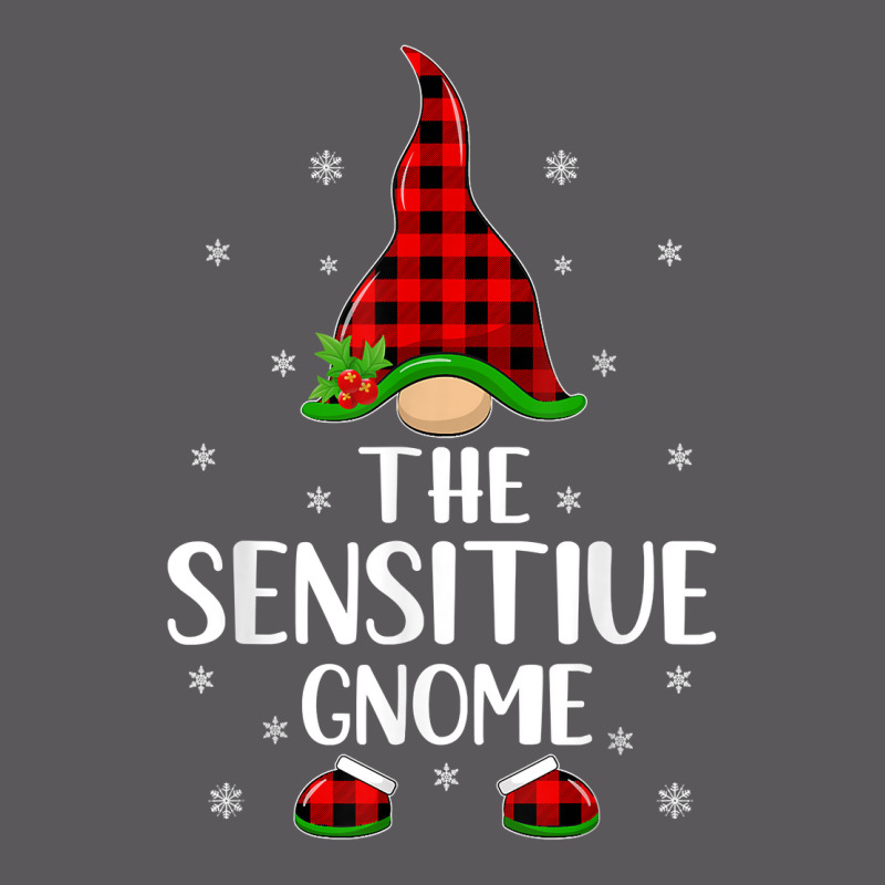 Matching Family Buffalo Plaid The Sensitive Gnome Christmas T Shirt Seamless Cap by cm-arts | Artistshot