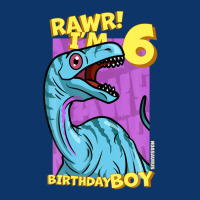 Rawr! I'm 6 Birthday Boys 6th Birthday Dino Noasaurus Seamless Cap | Artistshot