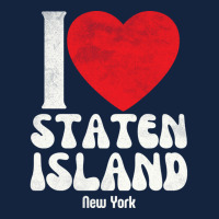 I Love Staten Island Lovers Retro Distressed Pullover Hoodie Foam Snapback Hat | Artistshot