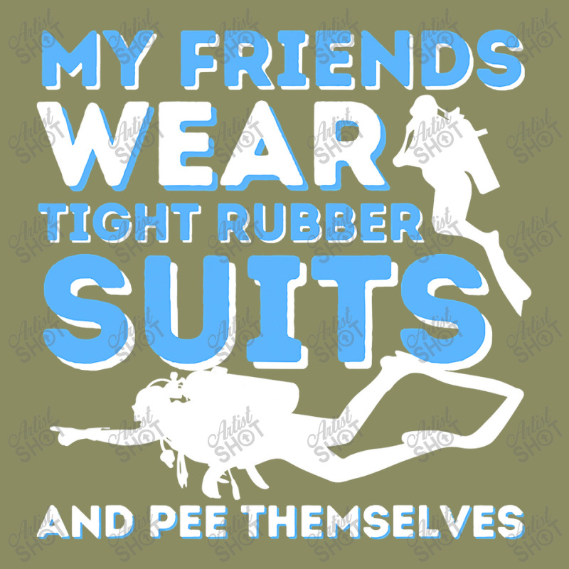 My Friends Wear Tight Rubber Suits  Scuba Diving & Diver Pa Trucker Cap by home12 | Artistshot