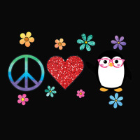 Penguin Peace Love Hippie Glasses Boho Bird Lovers Pa Trucker Cap | Artistshot