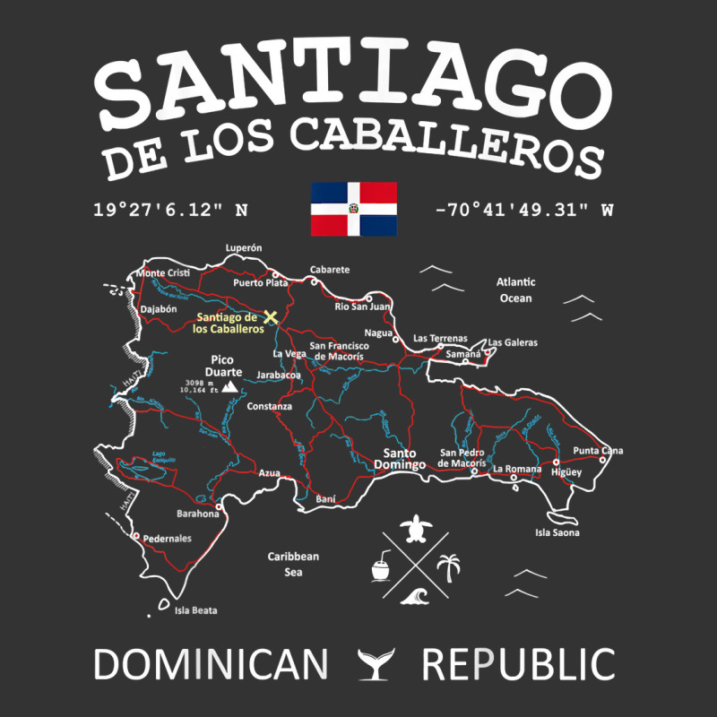 Santiago De Los Caballeros Dominican Republic Map Flag Nike Dri-FIT Cap by SelwynOman | Artistshot