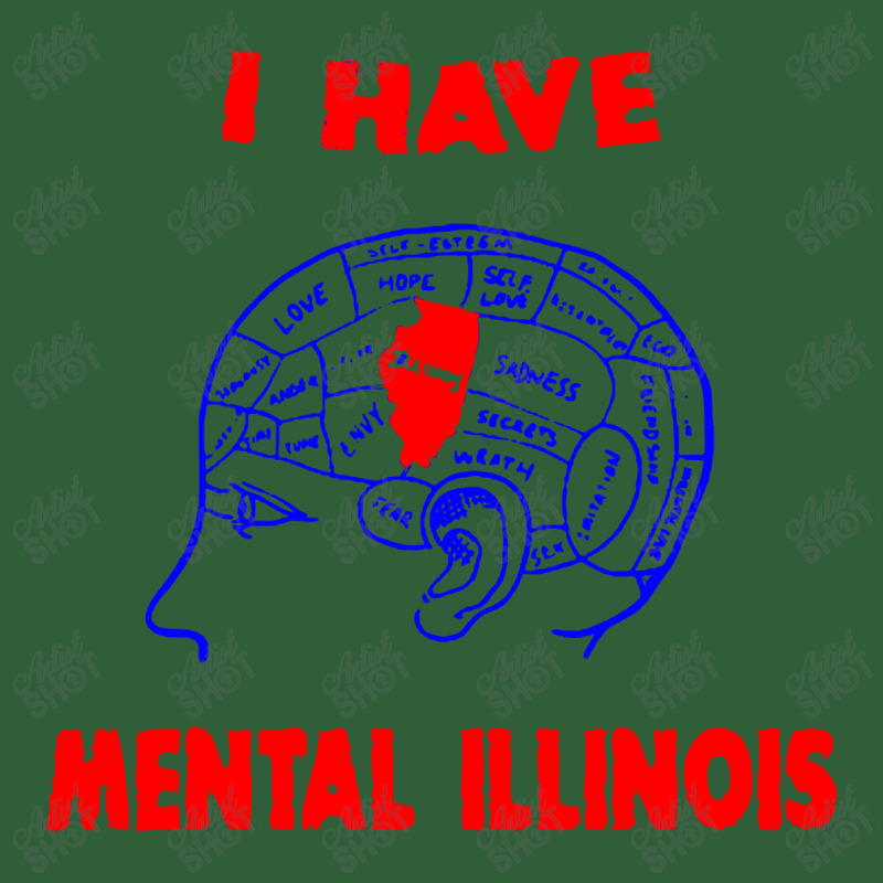 I Have Mental Illinois Nike Dri-FIT Cap by Jembleng Art | Artistshot