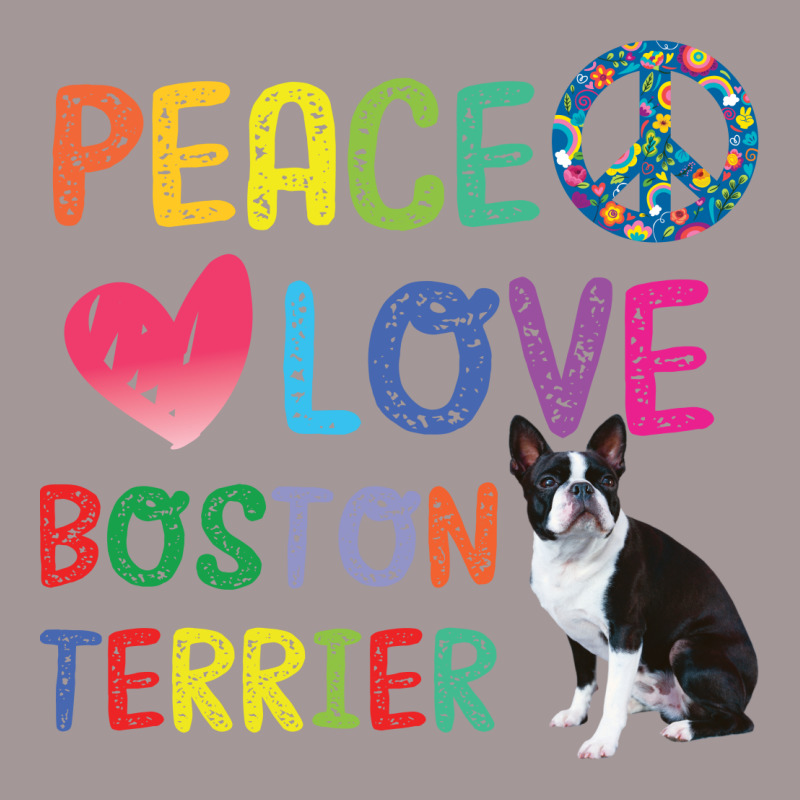 Peace Love   Boston Terrier Vintage Short | Artistshot