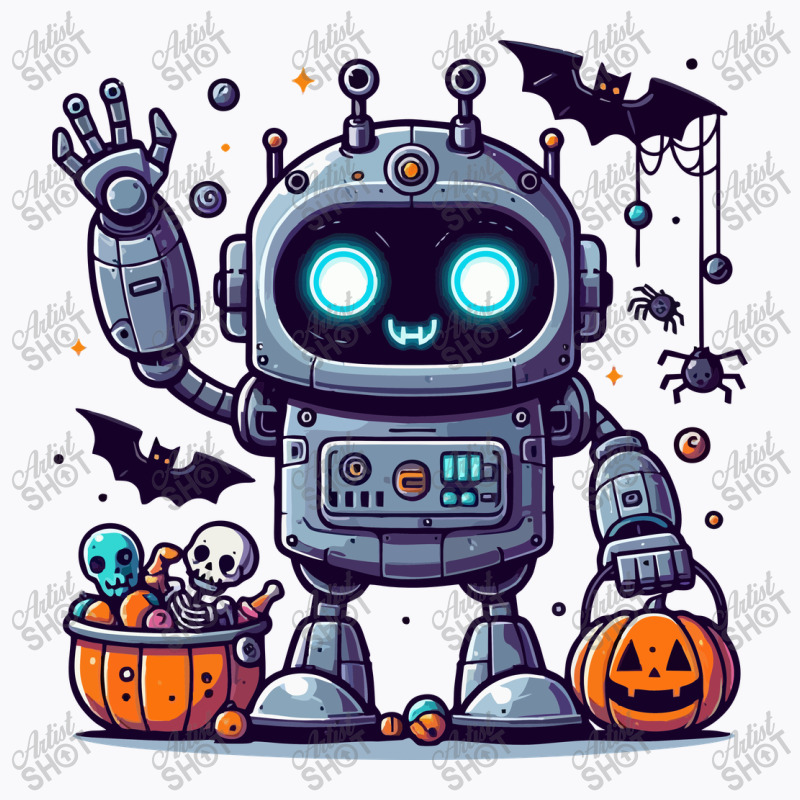 Cute Robot Halloween T-shirt | Artistshot