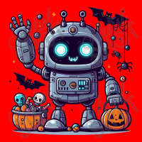 Cute Robot Halloween Bomber Jacket | Artistshot