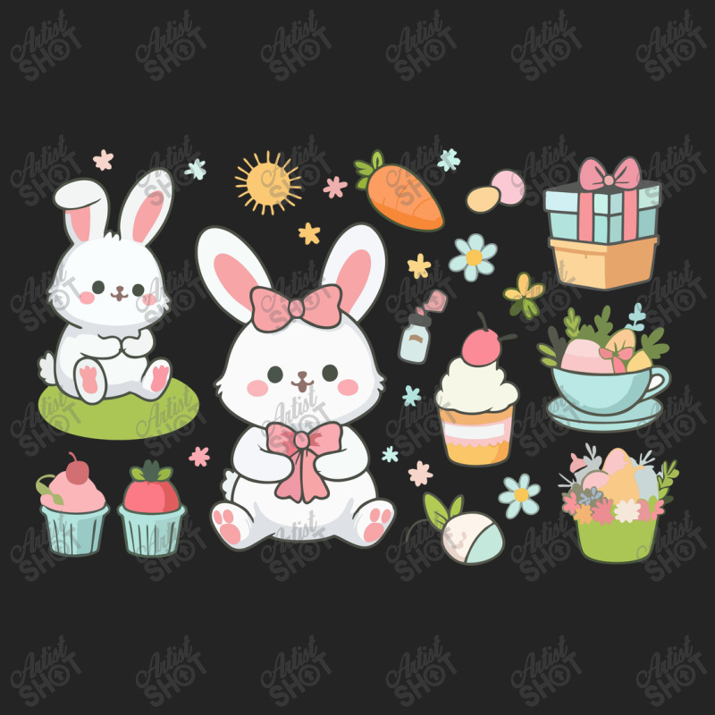 Cute Rabbit 3/4 Sleeve Shirt | Artistshot