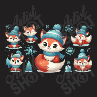 Happy Fox T-shirt | Artistshot