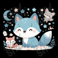 Blue Fox Cute Lightweight Hoodie | Artistshot