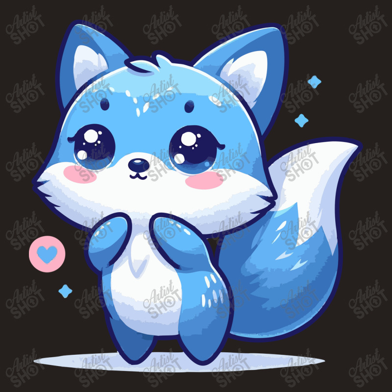 Cute Blue Fox Tank Top | Artistshot