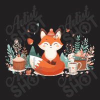 Orange Fox T-shirt | Artistshot