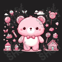 Pink Bear T-shirt | Artistshot