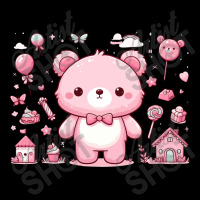 Pink Bear Zipper Hoodie | Artistshot