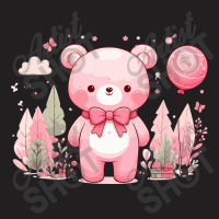 Bear Pink Cute T-shirt | Artistshot