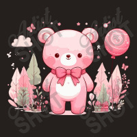 Bear Pink Cute Tank Top | Artistshot