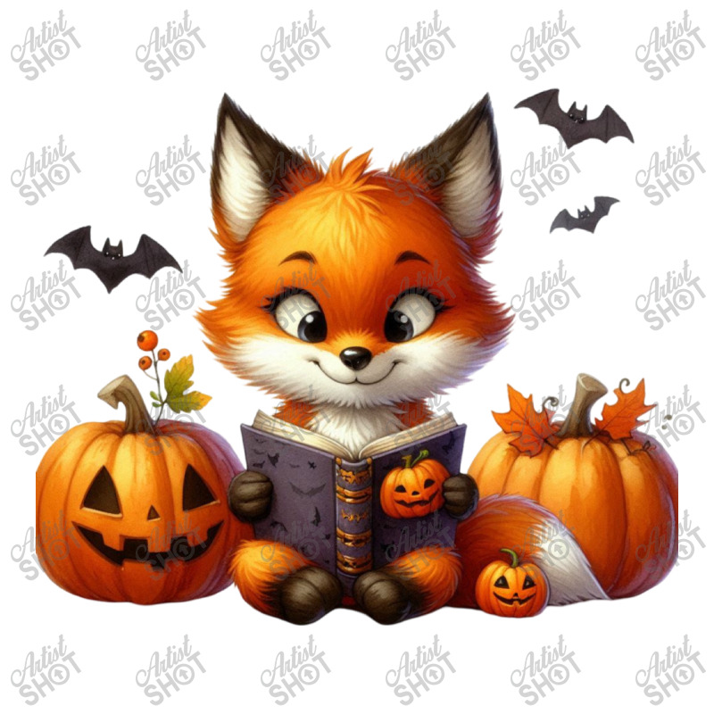 Fox Riding Book Funny - Pumpkin Party Raglan Crop Top by risedesignid | Artistshot