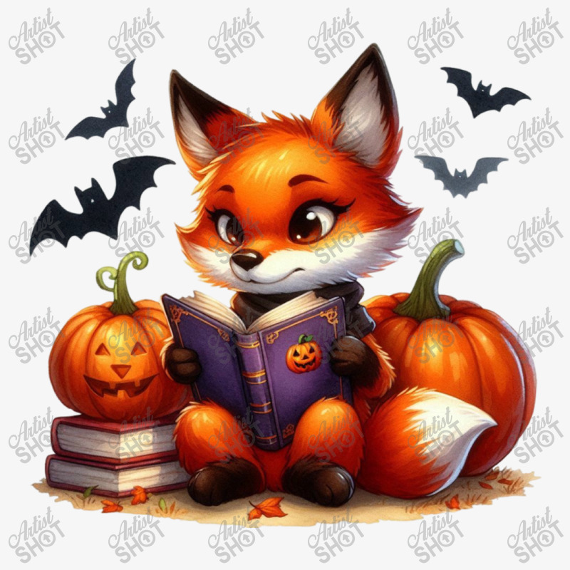 Bat Fox Riding Halloween Day Ladies Fitted T-Shirt by risedesignid | Artistshot