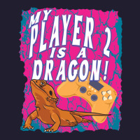 My Player 2 Is A Dragon! Video Game Players Bearded Dragon Sweatshirt Seamless Cap | Artistshot