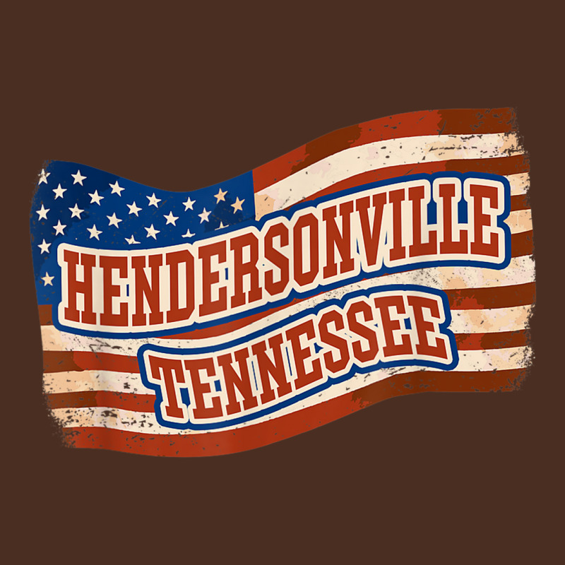 Hendersonville city Tennessee Vintage American Flag Yupoong Trucker Cap by August | Artistshot