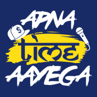 Apna Time Aayega Hindi Slogan Desi Quote 5 Panel Snapback Cap | Artistshot