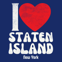 I Love Staten Island Lovers Retro Distressed Pullover Hoodie 5 Panel Snapback Cap | Artistshot