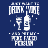 Drink Wine And Pet My Peke Faced Persian Cat Dog Breed Funny T Shirt 5 Panel Snapback Cap | Artistshot