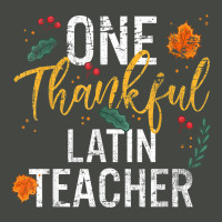 One Thankful Latin Teacher Cute Fall Thanksgiving Pa Trucker Cap | Artistshot