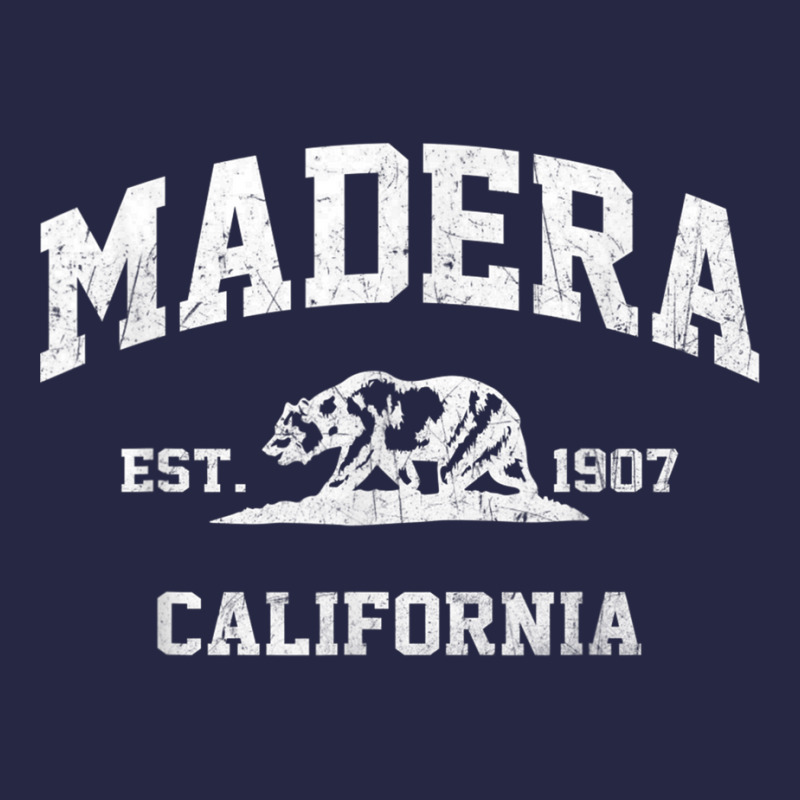 Madera California Ca Vintage State Athletic Style T Shirt Pa Trucker Cap by genze | Artistshot