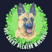 St Patricks Day Gift T  Shirt One Lucky Belgian Malinois Funny St. Pat Women's V-neck T-shirt | Artistshot