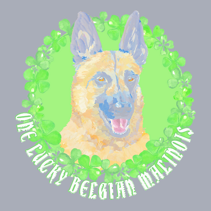 St Patricks Day Gift T  Shirt One Lucky Belgian Malinois Funny St. Pat Tank Dress by magdalena96229 | Artistshot