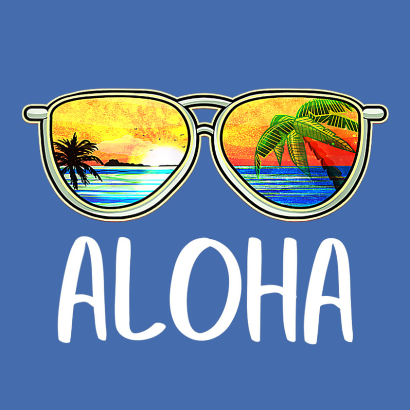 Aloha Hawaii Hawaiian Island Sunglasses Palm Trees Beach Fashion Visor by cm-arts | Artistshot