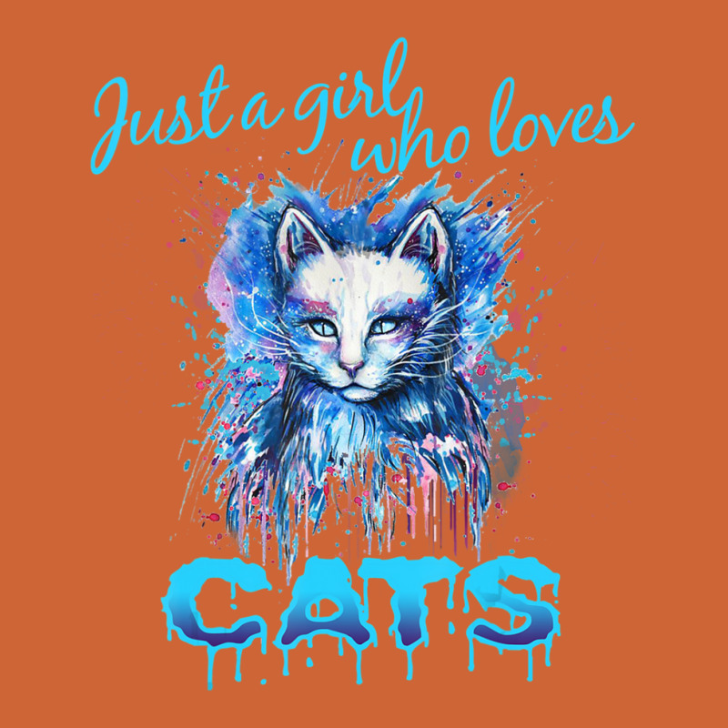 Cute 'just A Girl Who Loves Cats' Tee, Splash Art Cat Lover Nike Dri-FIT Cap by thangdinhsinhelf | Artistshot