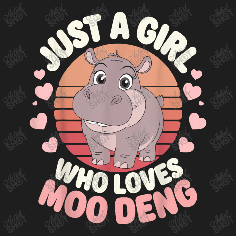 Just A Girl Who Loves Moo Deng Classic T-shirt by ERNESTO GUANCIA | Artistshot